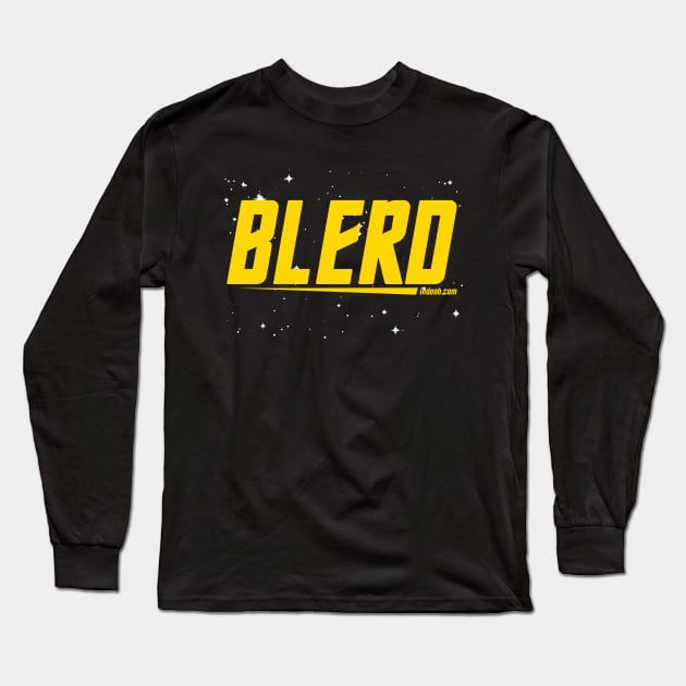 Black Star Trek Nerd Long Sleeve T-Shirt by tsterling